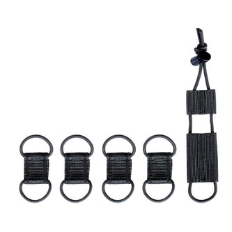 Tasmanian Tiger - Zestaw uchwytów na kable Cable Manager Set - Czarny - 7764.040