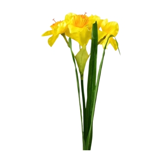 Kytička narcisů 43 cm, tmavě žlutá