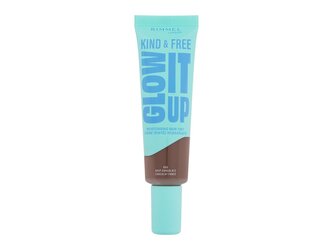 Rimmel London Kind & Free Makeup Glow It Up Moisturising Skin Tint 30 ml 605 Deep Chocolate pro ženy