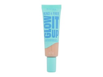 Rimmel London Kind & Free Makeup Glow It Up Moisturising Skin Tint 30 ml 150 Rose Vanilla pro ženy