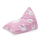 Sedací vak Triangl Králíčci: 120 x 100 x 100 cm