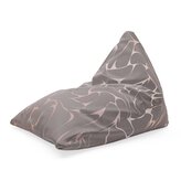 Sedací vak Triangl Béžové vzorce: 120 x 100 x 100 cm