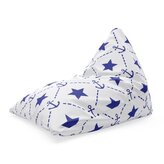Sedací vak Triangl Hvězdy a kotvy: 120 x 100 x 100 cm