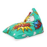 Sedací vak Triangl Komiks: 120 x 100 x 100 cm