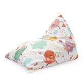 Sedací vak Triangl Oblak s ptáčky: 120 x 100 x 100 cm