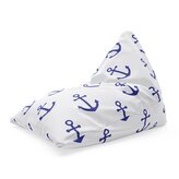 Sedací vak Triangl Modré kotvy: 120 x 100 x 100 cm