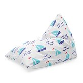 Sedací vak Triangl Modré lodičky: 120 x 100 x 100 cm