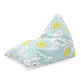 Sedací vak Triangl Měsíce, slunce a mráčky: 120 x 100 x 100 cm