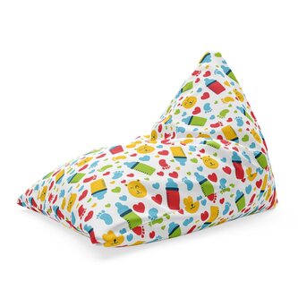 Sedací vak Triangl Dětské obrázky: 120 x 100 x 100 cm