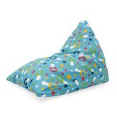 Sedací vak Triangl Dudlíky a hvězdy: 120 x 100 x 100 cm