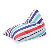 Sedací vak Triangl Barevné veselé pruhy: 120 x 100 x 100 cm
