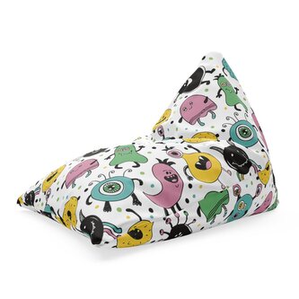 Sedací vak Triangl Příšerky: 120 x 100 x 100 cm