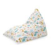 Sedací vak Triangl Měsíc a modré mráčky: 120 x 100 x 100 cm