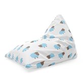 Sedací vak Triangl Modré ovce: 120 x 100 x 100 cm
