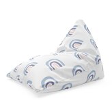 Sedací vak Triangl Duha: 120 x 100 x 100 cm