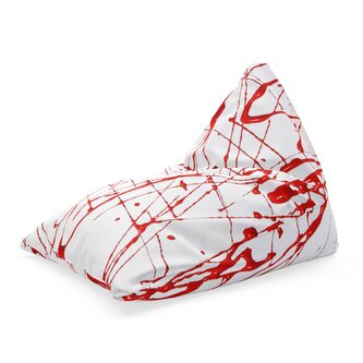 Sedací vak Triangl Krvavé cákance: 120 x 100 x 100 cm Sedací vak Triangl Krvavé cákance: 120 x 100 x 100 cm