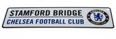 Cedule na zeď FC Chelsea: Stamford Bridge (26 x 7 cm)