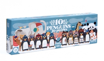 LONDJI Velké puzzle 10 v 1 Počítání zvířátek LONDJI Velké puzzle 10 v 1 Počítání zvířátek
