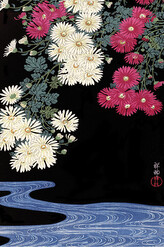 Plakát, Obraz - Ohara Koson - Chrysanthemum and Running Water, 61 × 91.5 cm