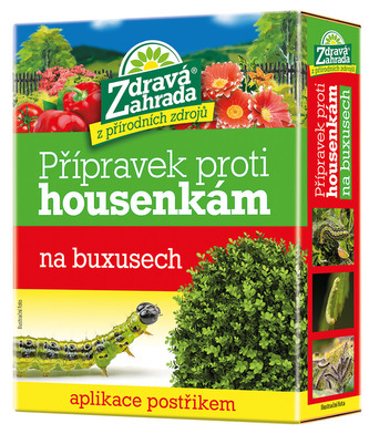 Zdravá zahrada - Přípravek proti housenkám na buxusech 2 x 10 g Zdravá zahrada - Přípravek proti housenkám na buxusech 2 x 10 g