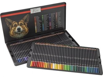 Pastelky v kovovém boxu - 80 ks