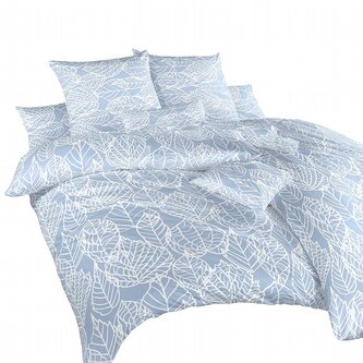 Dadka Povlečení krep Max modrý 200x220, 2x70x90 cm