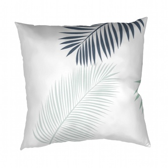 Dadka Povlak na polštář flanel Peříčka mentol 40x40 cm