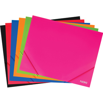 Noki, Tříchlopňové desky, PP, A4, červená