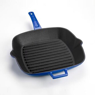 Pánev litinová, modrá, 26 x 26 cm LAVA Metal