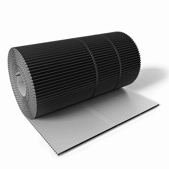 Pás komínový CoroMIN ALU plisování (příčně lisovaný) 300mm x 5m RAL 8004 cihlová