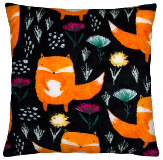 Polštář COOL PETS 40x40cm, motiv lišky, mikrovlákno