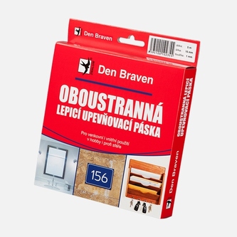 Oboustranně lepicí páska v krabičce 25x2,0x10m bílá RL
