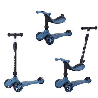 Multifunkční dětské odrážedlo Kick'n'Ride - modré My Hood 505142