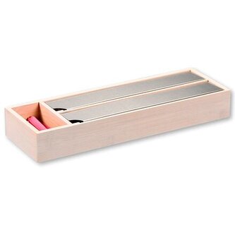 Kuchyňský zásobník na fólie, 39,5 x 13 x 5,5 cm, bambus KESPER 57043