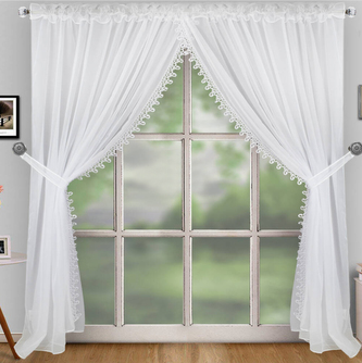 Dekorační záclona CATERINA LONG bílá 400x250 cm MyBestHome