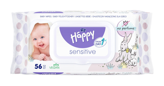 HAPPY Baby - čistící ubrousky Sensitive - á 56 ks