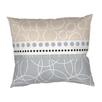 Dadka Povlak na polštář flanel Ateliér béžový 50x70 cm