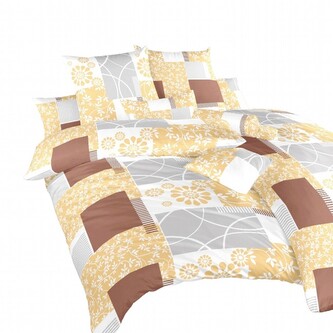 Dadka Povlečení bavlna Bluemoon nugát 240x220, 2x70x90 cm