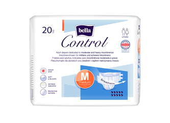 BELLA CONTROL MEDIUM DIAPER, 20 ks