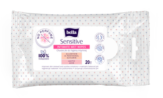 Intimní vlhčené ubrousky Sensitive á20