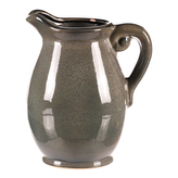 Váza keramická - tvar džbán, střední, barva šedá