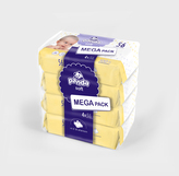 Panda Soft vlhčené ubrousky s vit. E a alantoinem 4 x 56 ks