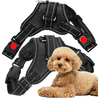 Postroj pro psa vel. L rukojeť PA0305 šerný