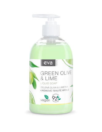 Eva natura krémové tekuté mýdlo Zelená oliva & Limetka 500 ml
