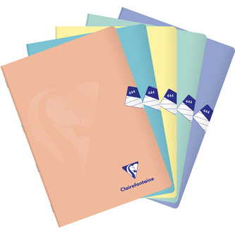 Clairefontaine, Školní sešit Mimesys Pastel 444, PP, A4, linkovaný, 40 listů