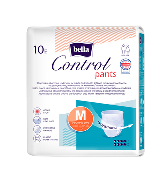 BELLA CONTROL PANTS M 10 ks
