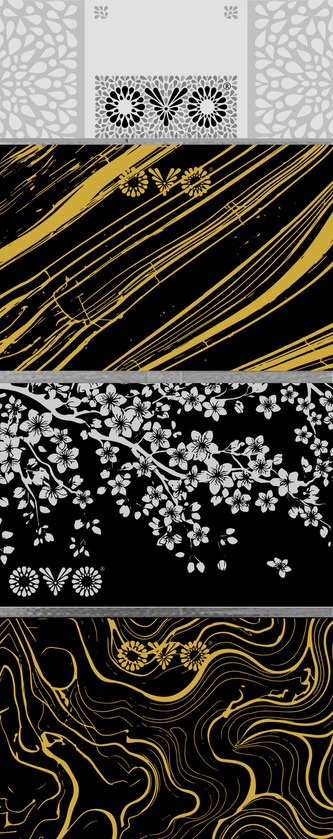 OVO - smršťovací košilky černé