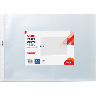 Noki, U-kapsa, PP, A3, 90 mic, horizontální, 25 ks
