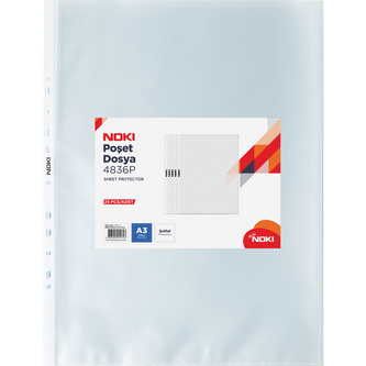 Noki, U-kapsa, PP, A3, 90 mic, vertikální, 25 ks