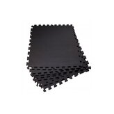 Pěnová podložka Puzzle 60x60x1,2 cm sada 6ks SPRINGOS FM0003 černá